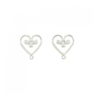 TIFFANY Authentic Silver Heart Earrings